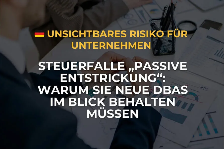 Grafik zur Steuerfalle passive Entstrickung bei Änderungen von Doppelbesteuerungsabkommen